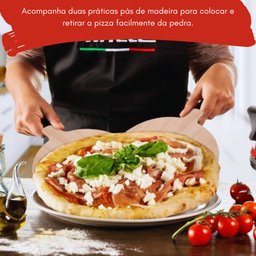 Forno de Pizza Elétrico Vermelho Com Pedra Antiaderente Ariete Forno de Pizza Smart Vermelho Ariete  - 6