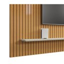 Ver imagem 5 de Painel para TV até 75 Polegadas Ripado 2 Prateleiras 100% MDF Roma