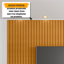 Ver imagem 5 de Painel Ripado para TV até 75 Polegadas 100% MDF 230CMX220CM 2 Prateleiras Roma Marrom