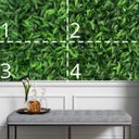 Ver mais imagens de 19 Folhagens Artificiais Samambaia em Placa Decorativa para Parede Verde Vertical e Muro Inglês