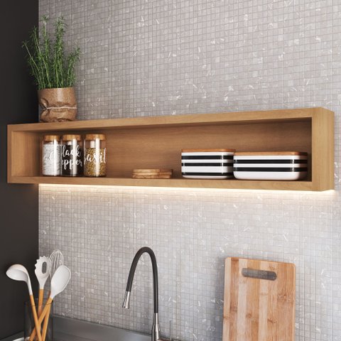 Nicho Decorativo Para Cozinha 120cm Isabelle