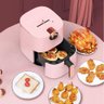 Fritadeira Elétrica Airfryer Sem Óleo Rosa 4,3 Litros Dessini - 4
