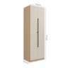 Guarda Roupa Modular 2 Portas 6 Prateleiras Nancy - 3