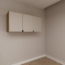 Ver imagem 1 de Aéreo Modular 3 Portas Nancy Branco/Cedro/Off White