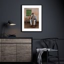 Ver imagem 2 de Quadro Umbanda Preto Velho - 60x48cm:madeira Branca