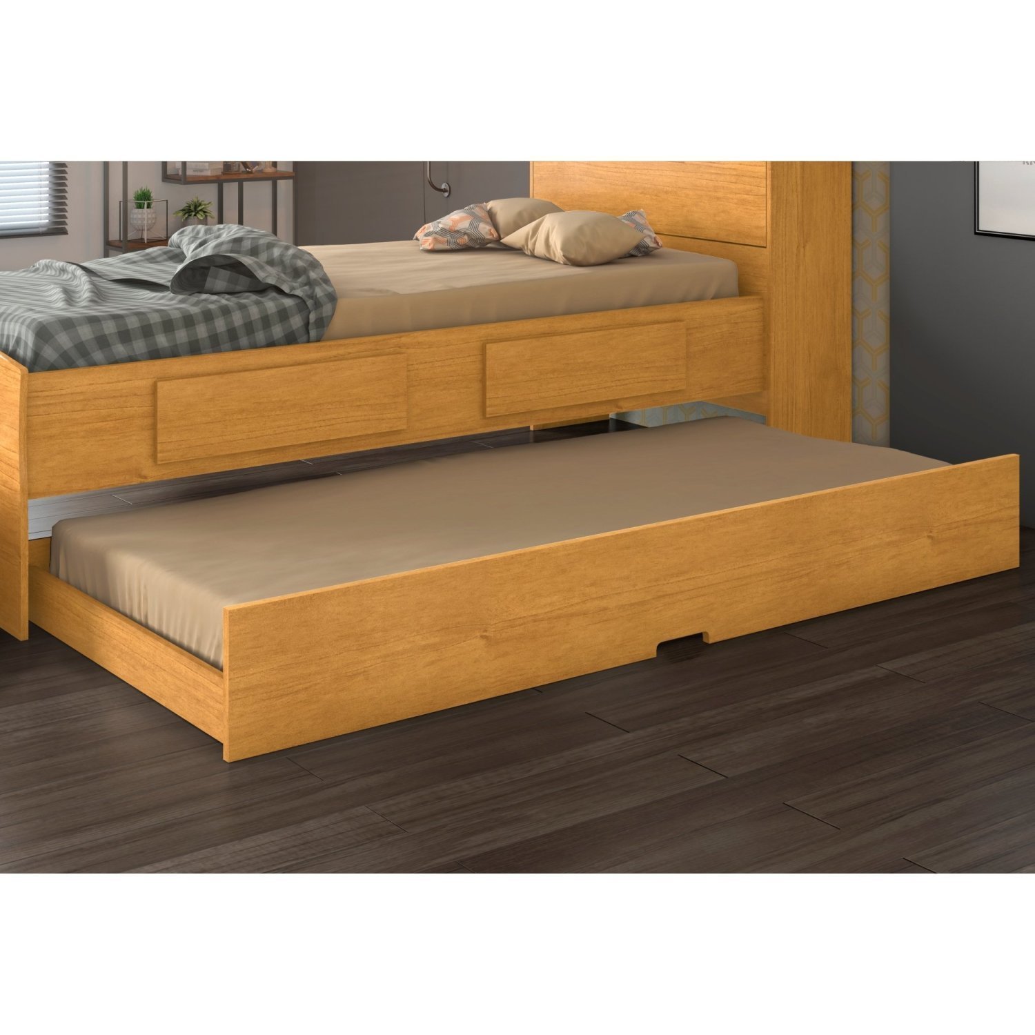 Cama Auxiliar Premium Espresso Móveis - 1