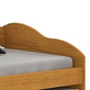 Ver imagem 7 de Bicama Solteiro Sofá Cama com Rodízios em MDF Funny Cinamomo Marrom