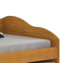 Ver mais imagens de Bicama Solteiro Sofá Cama com Rodízios em MDF Funny Cinamomo Marrom