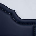 Ver imagem 4 de Cabeceira Casal Estofada para Cama Box Provençal Luxo com Tachas 140x60cm Azul