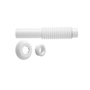 Ver imagem 2 de Tubo Ligação Vaso Sanitário Ajustável Branco Blukit- 290403