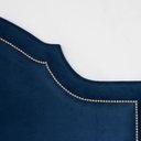 Ver imagem 4 de Cabeceira Casal Estofada para Cama Box Provençal Luxo com Tachas 140x60cm