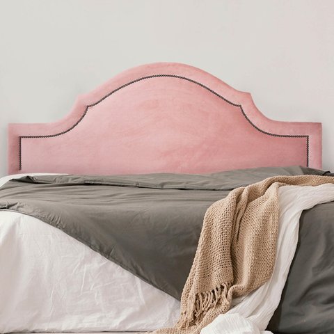 Cabeceira Casal Estofada para Cama Box Provençal Luxo com Tachas 140x60cm