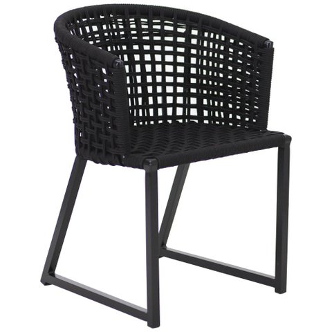 Cadeira Corda Náutica Bali em Alumínio Luxo Área, Jardim, Piscina - Trama Original