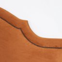 Ver imagem 4 de Cabeceira Casal Estofada para Cama Box Provençal Luxo com Tachas 140x60cm Laranja
