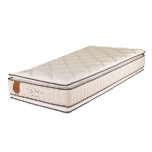 Colchão Solteiro 96x203x30 Bali Prorelax Molas Ensacadas Pillow Top Duplo - Bege