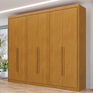 Guarda Roupa Casal 6 Portas 8 Gavetas Bergamo