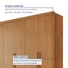 Guarda Roupa Casal MDF 6 Portas 8 Gavetas Bergamo - 11