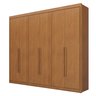 Guarda Roupa Casal MDF 6 Portas 8 Gavetas Bergamo - 3