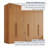 Guarda Roupa Casal MDF 6 Portas 8 Gavetas Bergamo - 12