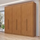 Ver imagem 2 de Guarda Roupa Casal MDF 6 Portas 8 Gavetas Bergamo