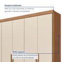 Ver imagem 7 de Guarda Roupa Casal MDF 6 Portas 8 Gavetas Bergamo