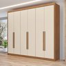 Guarda Roupa Casal MDF 6 Portas 8 Gavetas Bergamo - 2