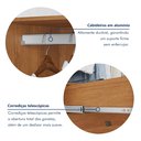 Ver imagem 7 de Guarda Roupa Casal 6 Portas 8 Gavetas Bergamo 100% MDF Bege/Cinamomo/Off White