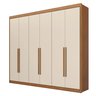 Guarda Roupa Casal MDF 6 Portas 8 Gavetas Bergamo - 3