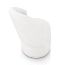 Ver imagem 5 de Sofá Namoradeira e 2 Poltronas Orgânica para Sala Malu Sintético Branco M11 - D’Rossi
