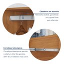 Ver imagem 7 de Guarda Roupa Casal 4 Portas 3 Gavetas 100% MDF Roma Cinamomo Marrom