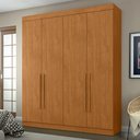 Ver imagem 2 de Guarda Roupa Casal 4 Portas 3 Gavetas Roma