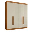 Ver imagem 3 de Guarda Roupa Casal 4 Portas 3 Gavetas Roma