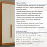 Guarda Roupa Casal 4 Portas 3 Gavetas Roma - 13
