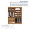 Guarda Roupa Casal 4 Portas 3 Gavetas Roma - 6