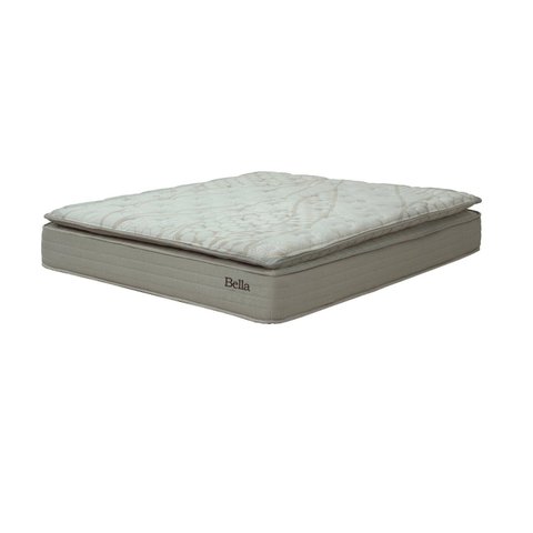 Colchão King Yescasa Super Molas Ensacadas Bella 193x203x36cm Bege/Boucle Nude