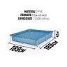 Piscina Infantil Quadrada 1500L + Capa Protetota Mor - 5