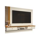 Ver imagem 4 de Painel Suspenso Arezzo para Tv Ate 55'' 2 Portas Off White/cedro Edn Moveis