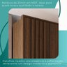 Guarda Roupas Casal 100% Mdf 6 Portas 5 Gavetas Moscou Ripado - Mais Móveis New Canion - 5