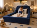 Ver imagem 6 de Cama Montessoriana Infantil Premium Segurança e Conforto:Azul