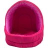 Kit 2x Camas Pet Iglu Raça Médio para Cachorro e Gato com Almofada - Rosa e Rosa - 1
