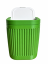 Ver imagem 1 de Lixeira de Mesa 2 Litros com Tampa Basculante:Verde