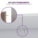 Ver imagem 6 de Guarda-Roupa Modulado e Bicama Solteiro Reversível Infantil Wave Casatema MadeiraOriginals Branco/Marrom