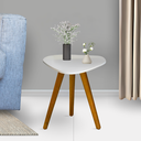 Ver imagem 7 de Mesinha Redonda Cabeceira Pequena Estilo Organico Moderna Decorativa Sofá Sala Quarto Madeira Maciça