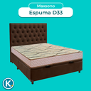 Ver imagem 4 de Kit Cabeceira + Cama Box Bau + Colchão Casal D33 Maxsono Paropas
