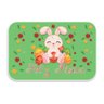 Tapete Decorativo Emborrachado Verde Feliz Páscoa Coelho Alegre 60x40cm - 2