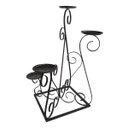 Ver imagem 1 de Floreira de Ferro Artesanal Decorativa Tinta Antiferrugem