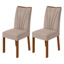 Ver imagem 1 de Conjunto 2 Cadeiras Estofadas Apogeu Móveis Lopas