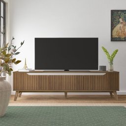 Rack com Painel para TV até 75 Polegadas com LED Impressão Ripada 3D Liverpool - 6