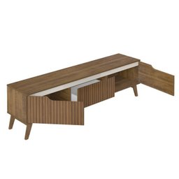 Rack com Painel para TV até 75 Polegadas com LED Impressão Ripada 3D Liverpool - 14