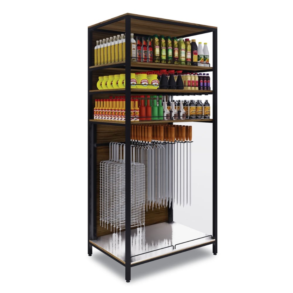 Expositor Premium Espetos Epre1000 Malaga - Refrimate - 1